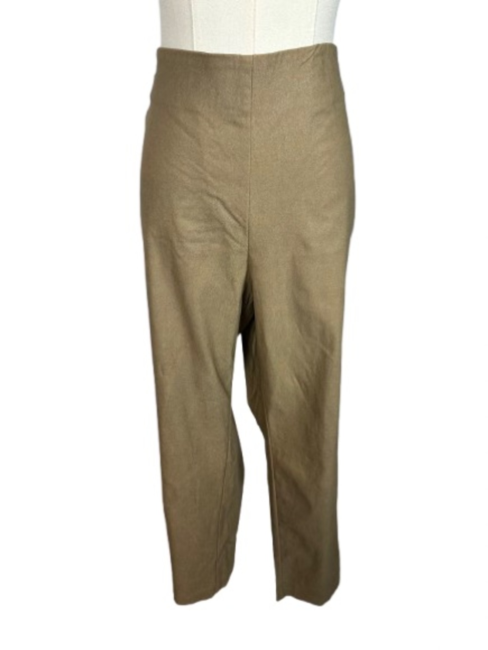 Counterparts Straight Leg Metallic Tan Pull On Pants Size XL